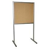 2-Panel Double-Sided Toolboard Stand - Tan