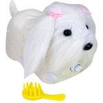 21iwWd6UcuL A KJB Enterprises Zhu Zhu Puppies   Zhu Zhu   Soft Plush   Sabrina Puppy (White with pink bows)