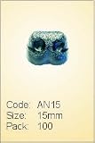 Animal Noses 15mm Black (100 pack)