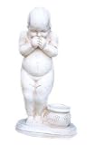 Eigenschaften   / Babyfigur mit Pflanztopf für Innen & aussen