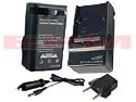 EPMUSA - Replacement Wall & Car Battery Charger Kit for HP LI40 L2508-80001 Photosmart R742 R742v R742Xi Digital Cameras
