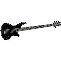 Schecter Stiletto Deluxe-5 Electric Bass (5 String, Gloss Black)