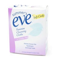 Summer's Eve Simply Sensitive Cleansing Cloths, for Sensitive Skin, 32 ct.