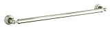KOHLER K-13109-SN Pinstripe 24-Inch Towel Bar, Vibrant Polished Nickel
