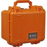 Pelican 1300 Case with Foam for Camera (Orange)