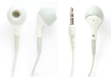 Photo White 3.5MM Earbud Style Earphones for Apple iPhone/iPod + MANY Other Mp3/Mp4 Players, Mobile Phones & Stereos!