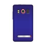 GTMax Blue Hard Rubber Snap On Crystal Cover Case For Sprint HTC EVO 4G CDM ....