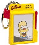Krusty the Clown Wooly Willy The Simpsons Key Chain by Basic Fun