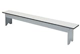 Free Standing Plastic Top Locker Bench 6 Ft