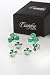 Irish Clove Cufflinks and Studs in Silver Setting