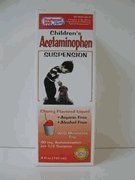 HealthPersonalCare: Acetaminophen Suspension Cherry Flavoured Liquid for Children   4 Oz