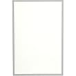 Pearl White Silver Bordered Correspondence Cards