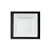 Square Plastic Salad Plates, White, 8 Inch - 10 Count