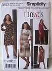 Simplicity Pattern #3678 SIZE U5 (16,18,20,22,24)