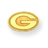 14K Green Bay Packers Oval G Tie Tac