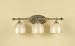 Kitchen & Housewares : 3 Light Vanity, Burnished Silver finish