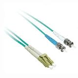Cables To Go 36130 10Gb LC/ST Duplex 50/125 Multimode Fiber Patch Cable (10 Meters, Aqua)