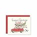 Red Car Folded Card Holiday Greeting Cards