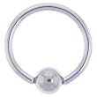 14 Gauge STEEL BCR Captive Ring 7/16" 5mm