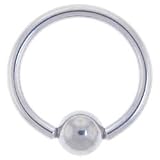 14 Gauge STEEL BCR Captive Ring 7/16 Inches 5mm