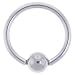 14 Gauge STEEL BCR Captive Ring 7/16 Inches 5mm