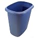 Kitchen & Housewares : Contours Wastebasket Blue 14