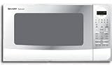 Sharp R420LK 1.4 cu.ft 1100 Watts Family Size Microwave Oven - Black