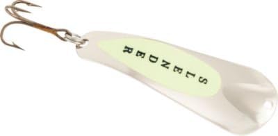 Custom Jigs SL116-P-108 Slender Spoon, 1/16-Ounce, Silver/Glow