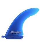 FCS FLUID FOILS EZI 7.75" Longboard Surfboard Fin in Smoke