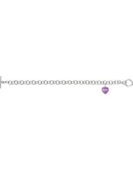 Sweethearts® Enamel Heart Charm Bracelet Sterling Silver " Xoxo " 85511