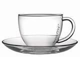Teaposy Glassware Tea For More Cup & Saucer-6 oz