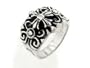 Large Sterling Silver Mens Gothic Cross Ring(Sizes 9,10,11,11.5,12,13,14)