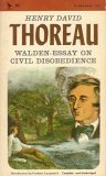 HENRY DAVID THOREAU WALDEN - ESSAY ON CIVIL DISOBEDIENCE