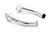 XLC Alloy Curved Bar End, Silver