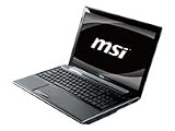 MSI FX610-P8447W7P 39,6 cm (15,6 Zoll) Notebook (AMD Phenom II X3 P840, 3x 1,90GHz, 4GB RAM, 500GB HDD, DVD RW DL, DOS) schwarz