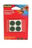 Buy 3M Self-Stick Felt Pads 757ES White, 1.125 in x .1875 in - 1 Pack by 3M