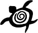 Spiral Turtle Decal Sticker