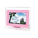 TeckNet 7 Widescreen Digital Photo Frame - With MP3/MP4 Feature, Speaker and Remote Control- Pink