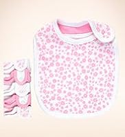 5 Pack - Pure Cotton Assorted Bibs