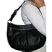 Authentic Coach Soho Medium Black Leather Pleated Hobo Bag - 13730