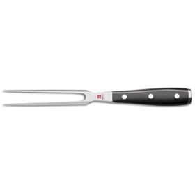 Wusthof Classic Ikon 6-Inch Curved Meat Fork, Black