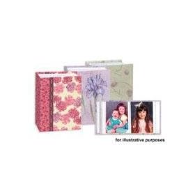 Pioneer Mini Max Bound Photo Album, Solid Color Covers with Accents, Holds 100 4x6 Photos, 1 Per Page, Color: White.