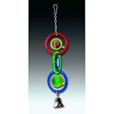 JW Pet Insight Activitoys Triple Mirror Toy for Parakeets, Cockatiels & Similar Sized Birds