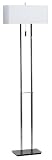 Emilio Double Tier Chrome Floor Lamp