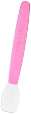 Yomilock Baby Food Silicone Spoon / Silicon / Soft High-class Silicone Material (Pink)
