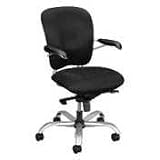 4300 Series Active Ergonomic Swivel Work Chair, Titanium Base, Wild Rose Fabric (HON4321BE62C)