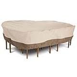 Outdoor Living : Classic Accessories 70942 Oval or Rectagular Table Chair Set Cover XL