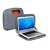 Belkin Notebook Pockettop Case - Steel With Burnt Orange