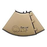 Hundehalskrause Comfy Cone, Large - Hals: 35-55 cm, Breite: 25 cm, braun