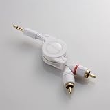 ELECOM iPod用モバイルオーディオケーブル AVD-IPCLR07MWH
